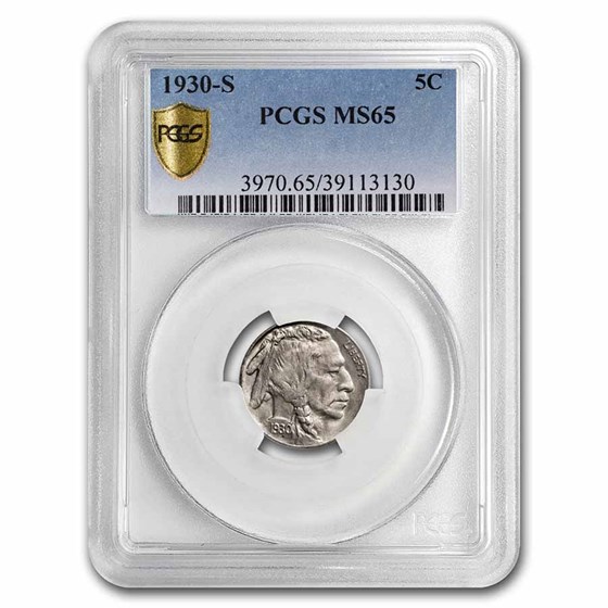 1930-S Buffalo Nickel MS-65 PCGS 1930-S Buffalo Nickel MS-65 PCGS